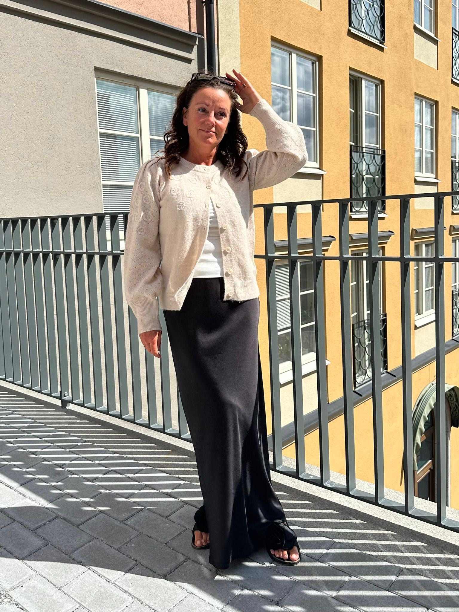 AWLILA Knit Cardigan - Birch